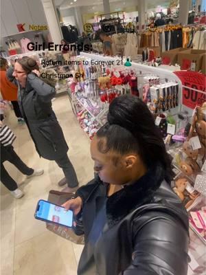 Just a girl running errands ✨🏃🏽‍♀️🛍️ #girlerrands #foryoupage #blackgirltiktok🤎 #blackgirltok #minivlog #Vlogmas #forever21 #christmasshopping #ulta #seafood #girlsnight #editing #Vlog #contentcreator 