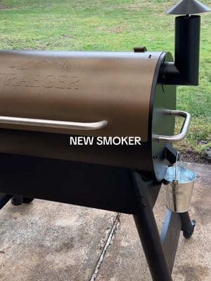 So excited to finally have a @Traeger Grills after wanting one for years 🙌 #traeger #traegergrills #smoking #smokingmeats #cooking #dadlife #parenthood #cookwithme #Dinnerldeas #food #family #marriedlife #blackstone #setup #opening #CapCut 