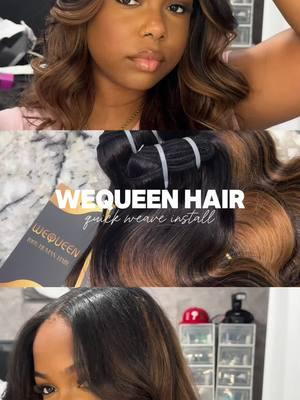 these colored bundles ate downnn! @Wequeen-hairbundles #Wequeen #Wequeenhair #Wequeenhairbundles #quickweave #blackgirlhairstyles #coloredbundles 