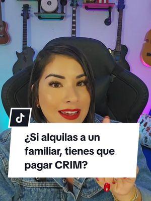 IMPORTANTE: Hay q notificárselo al CRIM! No es algo que es dado automáticamente.  Tienes q dejarle saber que ese familiar vive la propiedad! Si alquilas a un familiar, puedes seguir gozando de exoneración contributiva? Mira el video completo y dale share. Recuerda seguirme y subscríbete a mi subscripción para contenido personal! #LIVEhighlights #TikTokLIVE #LIVE #puertorico #crim #exoneracióncontributiva  #puertoricorealestate 