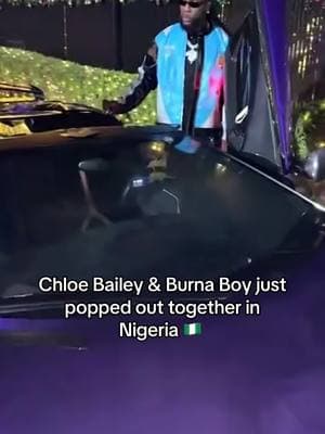 Idk what’s going on but maybe a collab is in the works! ✨  #chloebailey  #burnaboy 