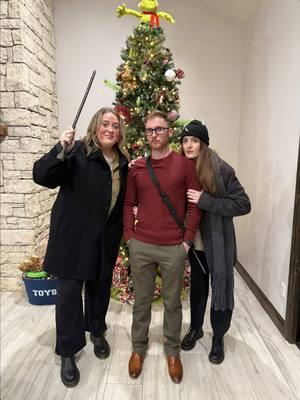 They said to dress like your favorite Christmas movie. The wet bandits pulled up.  #homealone #homealonemovie #harryandmarv #kevinmcallister #christmas #christmasparty #christmasgift #christmasoutfit @Mack 