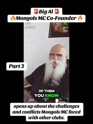 🔥 Big Al Mongols MC Co-Founder Part 3🔥 In this clip, Big Al opens up about the challenges and conflicts Mongols MC faced with other clubs. From tensions to alliances, he reflects on what it took to stand strong as a brotherhood during those times. 🏍️ Full story coming soon stay tuned for more! 🎥 #MongolsMC #BigAl #MotorcycleClub #MCBrotherhood #BikerCommunity #OutlawCulture #TwoWheelsForever #BikerHistory #RideToLive #LiveToRide #BikerNation #BikerLifestyle #OutlawStories #MCWorld #BikerContent #MotorcycleNation #MotorcycleLife #RiderCommunity #BikerLegends #OutlawBrotherhood #RoadWarriors #BikerTalk #BikerFamily #MotorcycleAddicts #ThrottleLife #BikerWorld #BikerStories #MongolsNation #BikerHistoryUncut #MCClashes #MongolsForever #OutlawStories2024 #BikerUnity #BrotherhoodFirst #MongolsHistory 👊 Drop your thoughts below the legacy continues. 🏍️