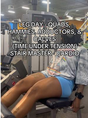 I couldn't even walk after this workout 😩 3 sets of 10 of everything 🏆 #gym #legday #legworkout #legworkout #workout #legworkouts #workoutforwomen #GymTok #gymday #gymworkouts #gymrat #cardio #stairmaster #quads #hammies #quadworkout #hamstrings 