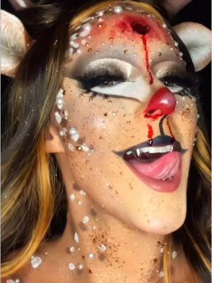 Rudolph 🎄Christmas Gone Wrong  ⚠️SFX MAKEUP⚠️ @Maybelline NY Foundation  @Estée Lauder Liners @Nomad Cosmetics Polar Express Palette  @Mehron Makeup Paradise Paints  @Scarecrow Vampire Fangs Fangs  @graftobianmakeupco Aqua Paints  @MesmerEyes Co. Lashes  @Baddieluxecosmetics Highlight  @glamlite Scooby Doo Highlight  @Unicoeye Lenses  @Blend Bunny Cosmetics Ellis Palette  @Alora Cosmetics Setting Powder  @Maea Beauty Eye Bases  #creatorsearchinsights #christmascountdown #christmasgonewrong #rudolph #creativemakeup #makeup #horror #horrortiktok #christmasmakeup #tistheseason #explore #fypシ゚viral 