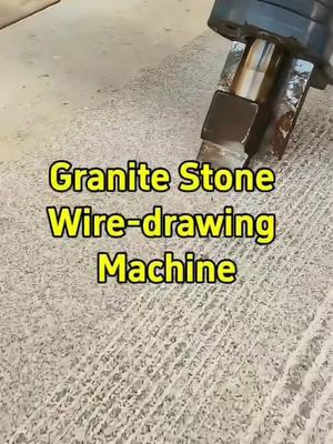 Granite Stone Wire-drawing Machine #stonecuttingmachine #stonemachine #ruishengmachinery #diamondtools 