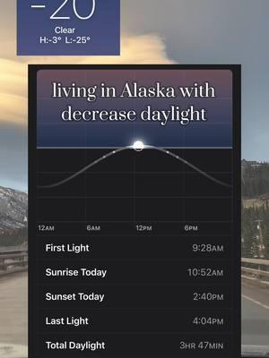 Winter solstice is near! This is how much sunlight we got here in fairbanks alaska today! ❄️❄️ #creatorsearchinsights #creatorsearchinsights #aurora #auroraborealis #auroraalaska #northernlights #northernlightsalaska #travel #livinginalaska #alaskaliving #alaskalifestyle #alaska #alaskanights #alaskanightsky #fairbanks #fairbanksalaska #northpolealaska #alaskatravel #visitalaska #bucketlisttravel #bucketlostvacations #alaskaindecember #alaskawinter #livinginalaska #livinginfairbanks #lifeinalaska #lifeinfairbanks #alaskalifestyle #alaska #fairbanks #fairbanksalaska #AK #alaskaliving #lastfrontier #fortwainwright #wainwright #fortwainwrightalaska #ftwainwright #fww #jber #fbx #fbxalaska #ftwwak #ftwainwrightalaska #milso #milspouse #militarywife #militaryspouse #militarylife #armywife #armywifelife #armyspouse #fyp #fypviral 