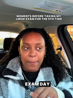 Phillipians 4:6-7. Even though I didn’t pass by 1 point I know that I did not “fail” anything. You only “fail” if you give up and I am not a person who gives up. I’m going after what’s mines no matter how many times it takes.  I will continue trying, in the meantime continue to follow this journey that is near and dear to my heart 🙏🏽🌱✨🩵.  #socialworkersoftiktok #lmsw #lmswexam #socialwork #msw #socialworker 