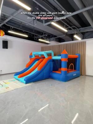 POV: You’ve got the whole double slide and bounce zone to yourself 🛝✨ This is peak playground luxury—who’s joining next? 🎬 #bouncehouse #FunForDays#giftideas#bouncers#kidstoys#kidsparty#ToddlerFun#AirMyFun#funtoys#airmyfun#birthdaygiftideas#indoorplaytime