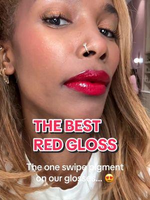 Bawse Ladys glossy sis, Bawse Glawse. One swipe of shiny red color 🥰❤️ Shop on TikTok!! #thelipbar #bawselady #redlipstick #redlips #redlipgloss 