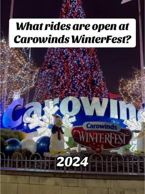 What ride are you getting on first? 🎢 #Carowinds #WinterFest #Charlotte #CLT #NorthCarolina #FortMill #RockHill #SouthCarolina #NC #SC #704 #Christmas #RollerCoaster #ThemePark #ChristmasLights 