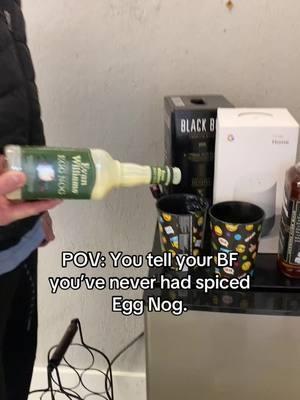 He got on it! Y’all check out this speaker! #EvanWilliams #eggnog #speaker #showerspeaker #TikTokShop #showerjams #BlackBox #blackboxwine #Googlehome #bourbon #wine #stchateaumichelle #datenight #onlinedating #chardonnay #Christmas #minifridge #cuffingseason #humor #alltheglory👆🏽 #fyp 