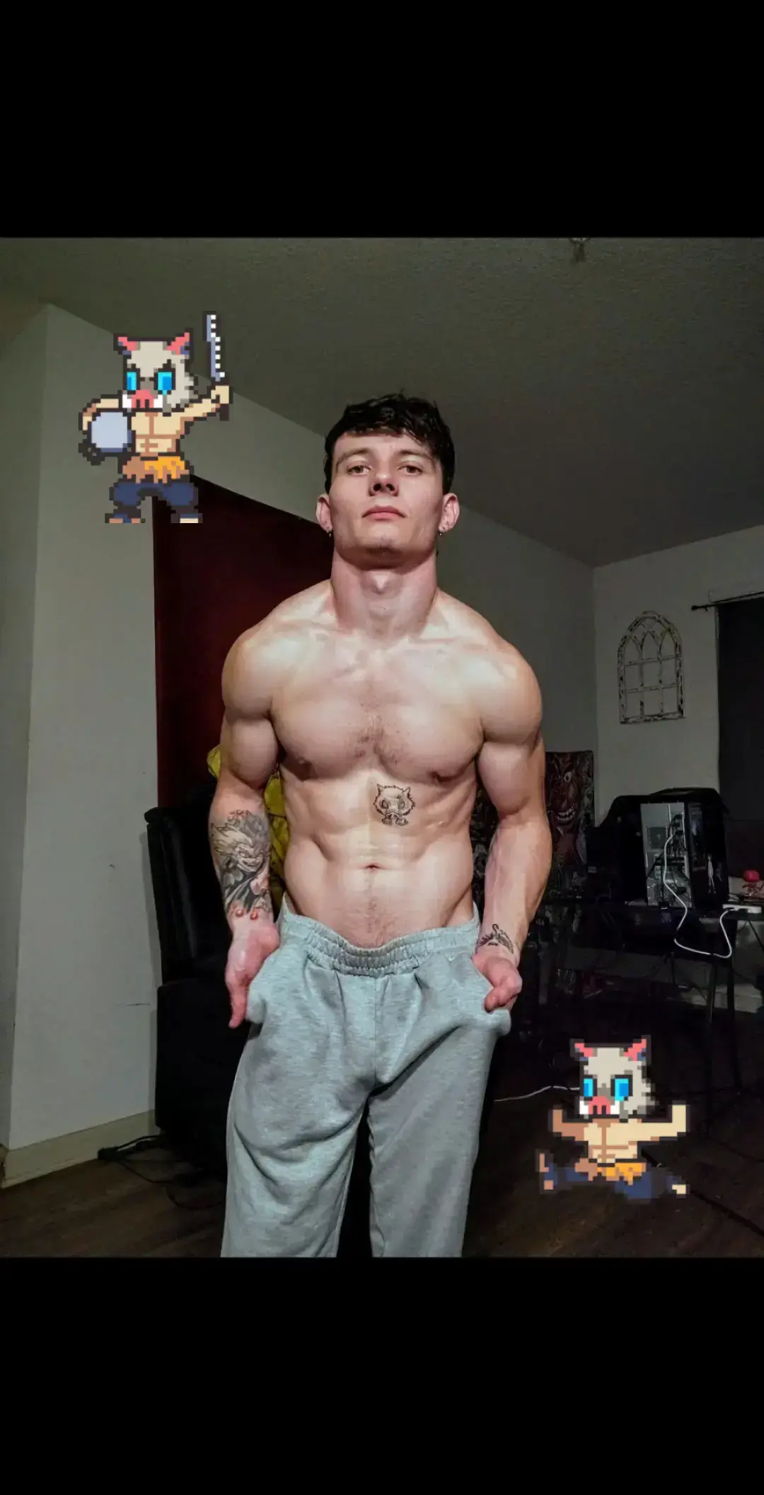 Shiny beast breathing dorito technique engage ✨️🐗#body #flexing #fyp #inosuke #inosukehashibira #tattoodesign #livestream #followme #workout #letscook #animeboys #animeboy #shortking 