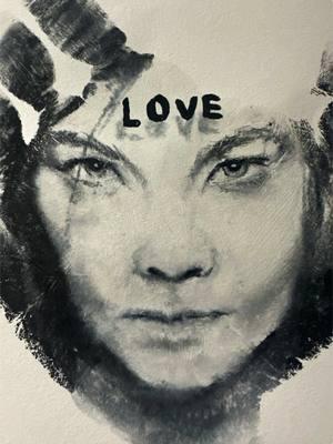 🖤 #Love #bjork #handstamp @bjork #wherethesidewalkchalkends #bekind 🖤 #fyp #artfyp #fypシ #arttok 