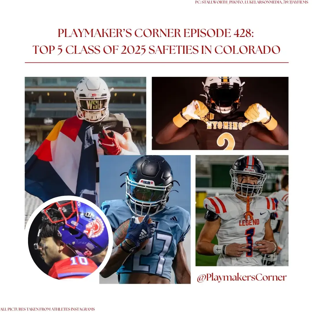 Recorded December 6th 2024. On this episode Coach V hosts and with Kodey/Mazen evaluate the top 5 senior (class of 2024) Safeties here in Colorado high school football. They unveil their new rubric, and give a detailed breakdown of the game of every single player. Episode is now out anywhere you can listen to podcasts.  #playmakerscorner #PMCfam #coloradohighschoolfootball