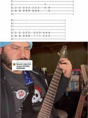 Replying to @ryxr.12 Korn - Eaten Up Inside Guitar Tabs. Such a fun song, Korn has some great hidden gems out there. #korn #korntok #kornguitar #seeyouontheotherside #eatenupinside #jamesshaffer #jonathandavis #guitartab #guitartutorial #7stringguitar 