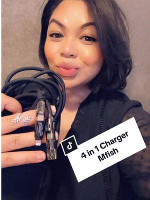 Everyone needs this 4-in-1 lightning charging cable! Perfect gift for the holidays! #TikTokShopHolidayHaul #charging #phonecharger #cable #usba #usbc #mfish #TikTokShop #fastcharging #lightingcharger #tiktokmademebuyit #fyp #christmasgiftsideas #TikTok 