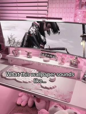 I love this audio so much #fy #setupgaming #fypシ #girlgamer #pink #pinksetup #cutecore🎀🦴🍮🐾 #kawaii #fyp #setup #aesthetic #pinkaesthetic #girls #women 