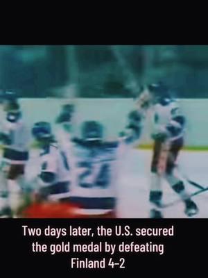 Equally well-known was the television call of the final seconds of the game by Al Michaels for ABC, in which he declared: "Do you believe in miracles? Yes!" . In 1999, Sports Illustrated named the "Miracle on Ice" as the top sports moment of the 20th century..... As part of its centennial celebration in 2008, the International Ice Hockey Federation (IHF) named the "Miracle on Ice" as the top international ice hockey story of the past 100 vears. #hockey #icehockey #olympics #winterolympics #miracle #fyp #miracleonice #USA #teamusa #herbbrooks #miraclemovie #kurtrussell #disney #truestory #sportshistory #throwback #americanhistory #iconic #historic #80s #hockeyfan #hockeytiktok #IHF #america #hockeyedit #glory #moments