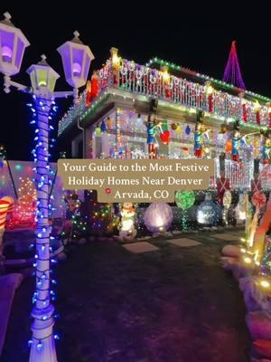 Back with Part II of the most festive holiday homes! 🎄 This time, we explored the Northwest Metro area of Denver, spotlighting Arvada’s most epic, decked-out displays. ✨ Here’s your guide to *some* of the best! 🎁 Shelton Christmas House 📍 19275 W 84th Pl, Arvada, CO 80007 Fun Fact: While this house is the star of the show, the neighborhood really joins in with dazzling displays, so take a drive around! Don’t forget to scan the QR code to vote for your favorite house! 🎄 Pruitt’s Christmas Village 📍 6645 Alkire Ct, Arvada, CO 80004 Fun Fact: This house is seriously decked out! The owner mentioned they’re still adding more, so what you see in my reel is just the beginning! 🐾 North Pole Dog Rescue House 📍 11183 W 78th Ave, Arvada, CO 80005 Fun Fact: The homeowners foster rescue dogs, so you’ll spot some furry friends barking in the windows! Check out their amazing holiday dog display and consider donating to support local rescue shelters via their website: northpoledogrescuelightdisplay.com ❄️ The Snowflake House 📍 8954 W 78th Circle, Arvada, CO 80005 Fun Fact: Hunt for the hidden Santa on the rock and grab a free candy cane from the box out front! ✨ Luminarias and Leg Lamp 📍 8430 W 72nd Pl, Arvada, CO 80005 Fun Fact: Keep an eye out for the iconic Christmas Story leg lamp lighting up the window! 🎅🏼 The Santa Band House 📍 6411 Independence St, Arvada, CO 80004 Fun Fact: This house has two displays: one features a 10-piece Santa Band, and the other has a synchronized music light show! 🌟 Arvada Light Show 📍 8205 W 66th Ave, Arvada, CO 80004 Fun Fact: This one is absolutely insane—it deserves its own reel, so stay tuned! Grab your hot cocoa and pile your friends & fam into the car! Arvada definitely knows how to show out this szn. ☕️🧤🧣  #holidaysindenver #denver #denvercolorado #visitdenver #denverco #denverdatenight #denverchristmas #denverholidayevents #hotcocoa #holidaylights #arvada #arvadacolorado #visitarvada #holidayhome #holidayhomedecor 