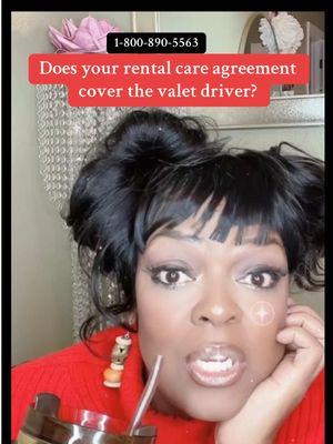 Is your valet person covered on your rental car contract? #YourFavoriteInsuranceAgency #apiainsurance #rentalcar 