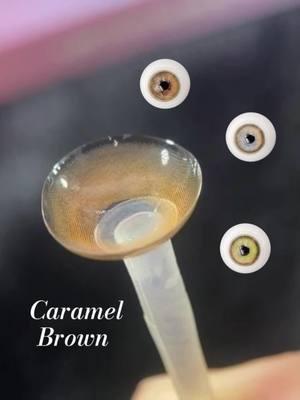 ⏰Remember to soak your new lenses for 6-8 hours before wear. 🤎The details of Caramel Brown lenses, check it on different eye colors!  #unicoeye #unicoeyefda #contactlenses #coloredcontacts #eyewear #eyecaretips #eyehealth #softlens #tips