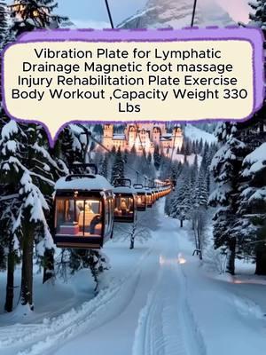 Vibration Plate for Lymphatic Drainage Magnetic foot massage Injury Rehabilitation Plate Exercise Body Workout ,Capacity Weight 330Lb #vibrationplate #zenactive #workout #pregnancy #vibrationplate #lymphaticdrainage #blackfridaydeals 