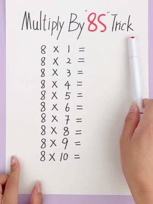 Have you learned this trick?#iigen #stationery #math #mathtrick #mathtip #doyouknow #multiply #multiplication #funny #fyp #iigenstationery 