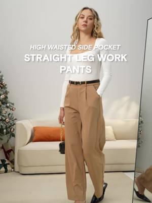 💼 week versatile: work, leisure seamless switching, high waist straight leg pants let fashion uninterrupted! ⏰#tiktokholidayhaul #tiktokmademebuyit #holidayhaul #halarafashion #halara #halaraeveryday #tiktokfinds #TikTokShopNewArrivals #pants #whattoweartowork #officeoutfit #tiktokendofyearsale #workoutfitideas