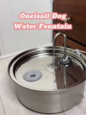 Oneisall Dog Water Fountain 7L @oneisallofficial  https://noxl.ink/VlsKnu Link on my bio  . . . #oneisall #dogwaterfountain #Chihuahua #pethydration #furryfriends #petlovers #petfriendly #petwaterfountain #pets