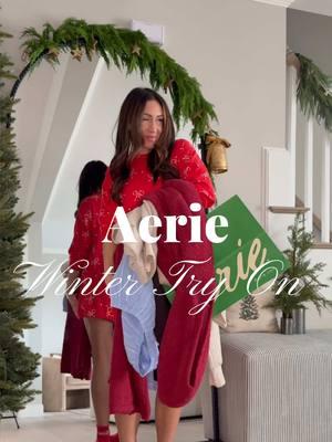 Aerie new arrivals that are 🫶  Comment ‘AE8’ or link in bio #aeriereal #aerie #aerierealpositivity #aerienewarrivals #winterfashion #aerietryon 