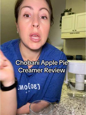 Apple Pie @Chobani creamer review #sportsdietitian #chobanicreamer #coffeetok #foodreview #caffeine #chobani #creamer #coffeetalk #newfood #newflavor #applepie 