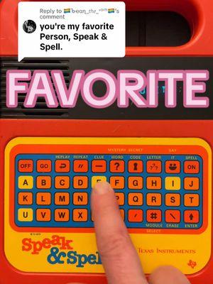 Replying to @🏳‍🌈Ⴆҽαɳ_𝘵𝘩𝘦_ʷᵒʳᵐ🏳‍🌈 You’re my favorite person, Speak and Spell. #Bubala #ThemeParkGeek #ShirtlessGeek #UnderwearGeek #CheekyGeek #SpeakAndSpell #GeekAndSpell #Favorite