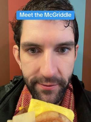 It’s all downhill from there #mcdonalds #mcdonaldsbreakfast #mcgriddle #mcgriddlelove #sweetorsavory #sweetandsavory #datingappprompts #hingedate #nycdating #donqpapi #rickyaemd 