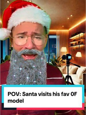 Santa visits his fav 0F model - #comedy #sketch #skit #christmascomedy #brickellmiami #christmasreels #santamemes #miamicomedy 