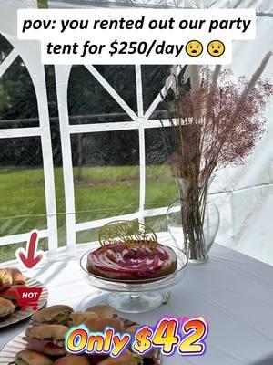 Waterproof party tent #partytent #falldealsforyou #treasurefinds #tentforparties #affordablefinds 