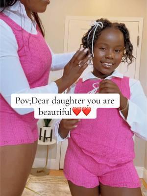 She knows how beautiful she is because i tell her everyday❤️❤️🫶🏿 #fyp #fypシ #momdaughter#tiktokkenya #kenyantiktok🇰🇪 #kenyansinusa🇺🇸 #trendingvideo #tiktokids #kidsoftiktok #kidsaffirmations #tiktokkids 