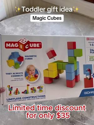 Probably one of our best buys for the littles this year! #magicube #babysafety #christmas #giftsfortoddlers #babymama 