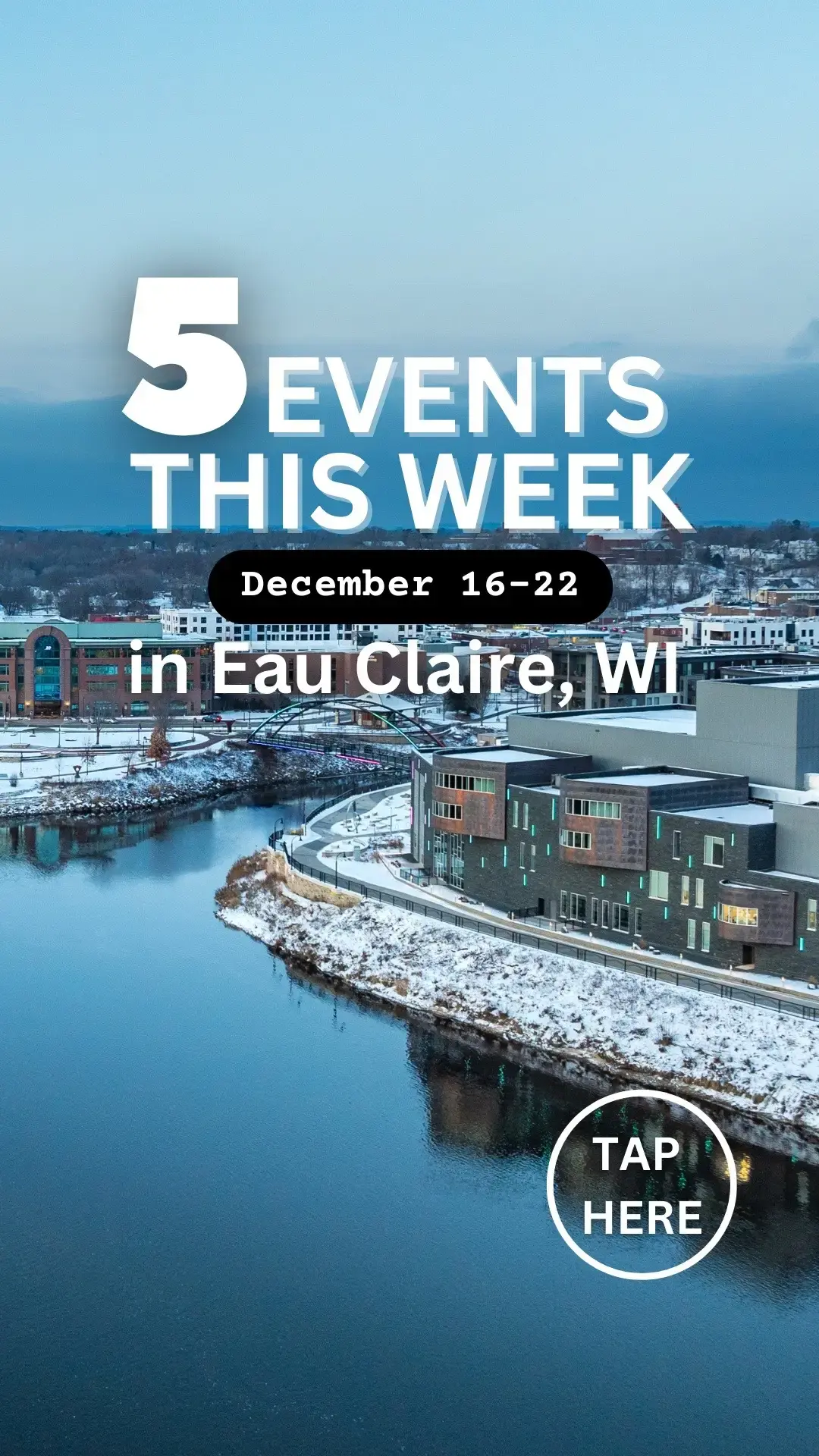 There is no shortage of events in Eau Claire, WI! Check out the Eau Claire Calendar of Events for more events and things to do! #eauclairewi #eauclaire #wisconsin #visiteauclaire #travel #midwest #wisco #uwec #PlacesToVisit #thingstodo #captureec #cozy #events 