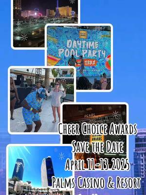 You do not want to miss the 2025 @Cheer Choice Awards at the @Palms Casino Resort in Las Vegas • April 11-13th 2025 • This is a weekend of fun celebrating content creators and building life long friendships!! Get your tickets 🎟️ locked🔒in and if you have questions please let me know!! #foryoupage #cheerchoiceawards #lasvegas #thepalmscasinoandresort #fyp #contentcreator #dontwait #awardshow #vegas #friendship #positivityisalifestyle #memories #capcut 