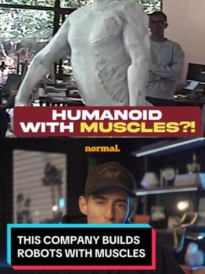 This company is buikding humanoid robots with muscles #robot #robotics #ai #artificialintelligence #tech #techtok #technology #future #futuretech 