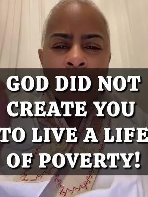 God did not create you to live a life of poverty! #god #christiantiktok #christianmotivation #drkimksanders #foryou 