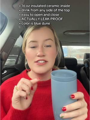 I need this in every color 😍 #morningcoffee #coffeecup #leakproof #insulatedtumbler #insulated #coffeecups #morningcoffeeroutine #affordablefinds #practicalgifts #christmasgiftidea #whiteelephant #secretsanta #giftideasforher #giftideasforhim #giftideasforfriends 