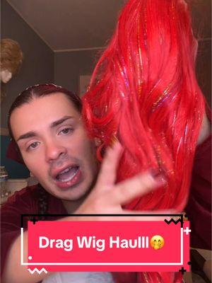 My Cyber Monday drag wig haullll!! Also my Youtube channel is made so go subscribe now‼️‼️‼️ #dragwigs #dragqueen #wigs #wigtok #sytheticwig #hauls #wighaul 