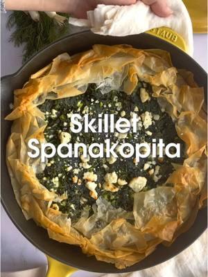 💛Specially Priced Starting at $99.99💛 This Shortcut Skillet Spanakopita is made easy by using frozen spinach and cooking everything in a single pan, leaving the filling exposed instead of enclosing it in layers of phyllo dough. You can find our 8.5-inch cast iron skillet specially priced in our shop for a limited time. #madeinstaub #staub #spanakopita #skilletrecipes #holidayrecipes #holidayappetizers #castironrecipes #foodies #cooking #TikTokShopBlackFriday #TikTokShopCyberMonday #TikTokShopHolidayHaul