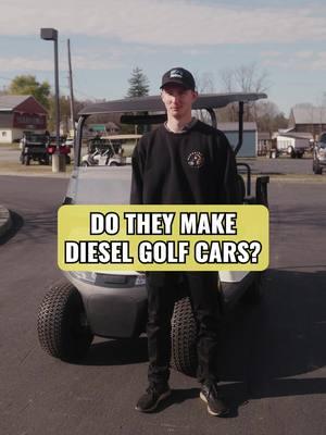 Do they make #diesel golf cars? #Golfcar #golfcart #golfcartlife #golfcars #electric #gas 