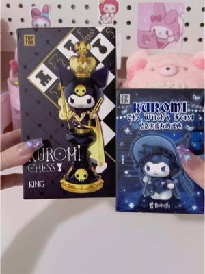 kuromi blind boxes 💜🖤 #blindbox #blindboxes #blindboxopening #sanrio #hellokitty #mymelody #pompompurin #kuromi #cinnamoroll #DIY #asmr #unboxing #blindbag #blindbags #kawaii #stationery #aesthetic #unboxing #desk #stationery #anime #fyp #kpop #rosé