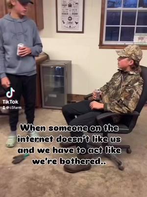 Just jokes! 🤪 but some people on here really are unhinged 🥴  Thank you to all of you who do like us, though!! 😁❤️ . #c5farm #jokes #funny #lol #boys #farmkids #farm #reels #reelsinstagram #funonthefarm #ag #farmboy #brothers #teens #explorepage✨ #explore #explorepage #exploremore #forfun #laugh #relax #itsjustajoke #somepeople #rude 