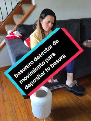 basurero con detección de movimiento que se abre y se cierra solo estarás libre de malos olores#basurero #inteligente #libredemalosolores #hogar #cosina #baño #TikTokShop #pucomc 