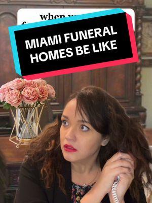 St Miguelito funeral home is currently accepting applications! #funeralhome #miami #funeraria #mortician #deathtok #funeral #relateable #skit #comedy #funeralservice #funerals #hialeah #genesisthemortician #genesisbellafrindi 